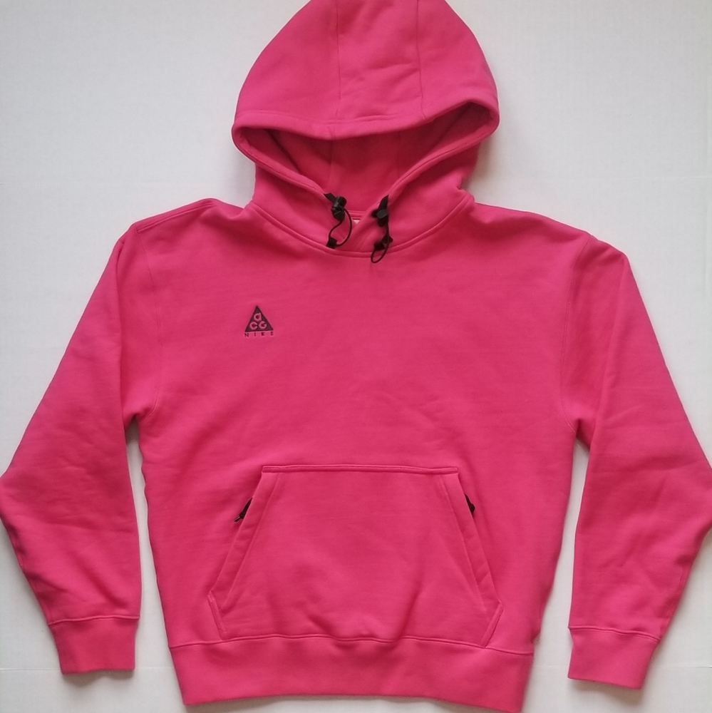 Nike ACG Pullover Hoodie Rush Pink Size XS